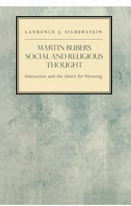 Cover of 'Martin Bubers Social and Religious Thought' 