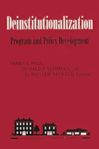 Cover of 'Deinstitutionalization' by James L. Paul, Donald J. Stedman and G. Ronald Neufeld 