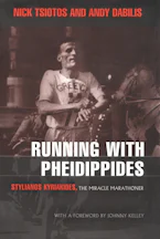 Cover of 'Running with Pheidippides' by Nick Tsiotos 