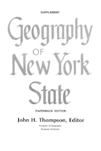 Cover of 'Geography of New York State Supplement' by John H. Thompson 