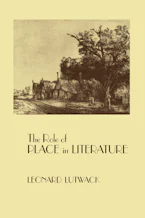 Cover of 'The Role of Place in Literature' by Leonard Lutwack 
