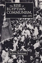 Cover of 'Rise of Egyptian Communism, 1939-1970' by Selma Botman 