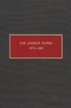 The Andros Papers 1679-1680 The Andros Papers 1679-1680