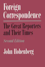 Cover of 'Foreign Correspondence' by Joann Hohenberg 