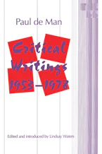 Cover of 'Critical Writings, 1953-1978' 