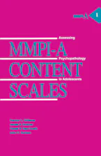 Cover of 'Mmpi-a Content Scales' 