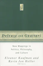 Cover of 'Deleuze and Guattari' 