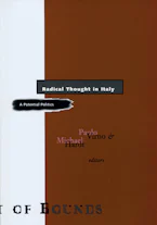 Cover of 'Radical Thought in Italy' 