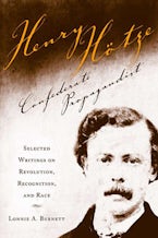 Henry Hotze, Confederate Propagandist Henry Hotze, Confederate Propagandist