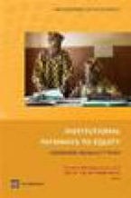 Institutional Pathways to Equity Institutional Pathways to Equity