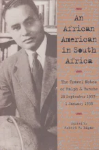 Cover of 'An African American in South Africa' 