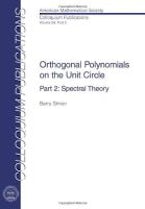 Orthogonal Polynomials on the Unit Circle Orthogonal Polynomials on the Unit Circle
