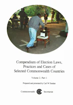 Cover of 'Compendium of Election Laws, Practices and Cases of Selected Commonwealth Countries, Volume 2, Part 1' 