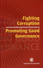Cover of 'Fighting Corruption, Promoting Good Governance' by Commonwealth Secretariat 