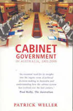 Cover of 'Cabinet Government in Australia, 1901-2006' 