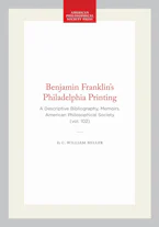 Cover of 'Benjamin Franklins Philadelphia Printing' by C. William Miller 