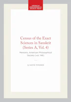 Cover of 'Census of the Exact Sciences in Sanskrit (Series a, Vol. 4)' by David Pingree 