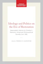 Cover of 'Ideology and Politics on the Eve of Restoration' 