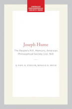 Cover of 'Joseph Hume' by Paul R. Ziegler and Ronald K. Huch 