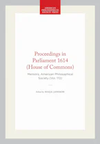 Cover of 'Proceedings in Parliament 1614 (House of Commons)' by Maija Jansson 