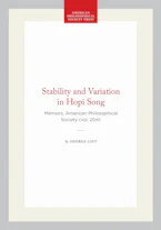 Cover of 'Stability and Variation in Hopi Song' 