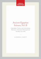 Cover of 'Ancient Egyptian Science, Vol. II' by Marshall Clagett 