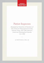 Cover of 'Patriot-Improvers' by Whitfield J. Bell, Jr. 