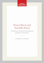 Cover of 'Francis Bacon and Scientific Poetry' by Robert M. Schuler 