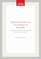 Cover of 'Optical Corrections in the Sculpture of Donatello' by Robert Munman 