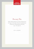 Cover of 'The Peccary' 