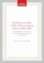 Cover of 'Karl Ernst Von Baer (1792-1876) and Anton Dohrn (1840-1909)' 