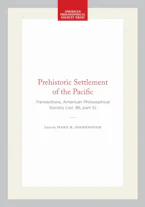 Cover of 'Prehistoric Settlement of the Pacific' by Ward H. Goodenough 