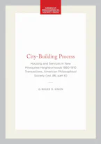 Cover of 'City-Building Process' by Roger D. Simon 
