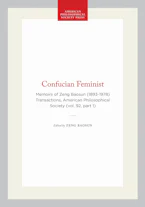 Cover of 'Confucian Feminist' by Zeng Baosun 