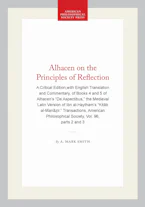 Cover of 'Alhacen on the Principles of Reflection' 