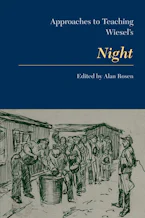 Cover of 'Approaches to Teaching Wiesels Night' 
