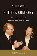 Cover of 'You Cant Build a Company' 