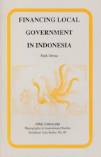 Cover of 'Financing Local Government in Indonesia' 