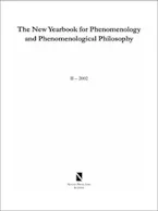 Cover of 'The New Yearbook for Phenomenology and Phenomenological Philosophy V. 3' 