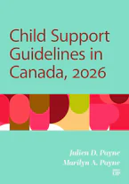 Cover of 'Child Support Guidelines in Canada, 2026' 