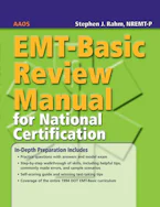 Cover of 'EMT-Basic Review Manual for National Certification' 
