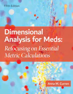 Cover of 'Dimensional Analysis for Meds' 
