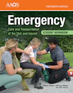 Cover of 'Emergency Care and Transportation of the Sick and Injured Student Workbook' by American Academy of Orthopaedic Surgeons (AAOS) 