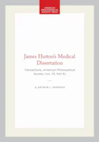 Cover of 'James Huttons Medical Dissertation' by Arthur L. Donovan 