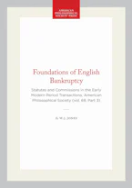 Cover of 'Foundations of English Bankruptcy' by W.J. Jones 