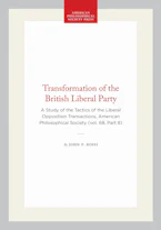 Cover of 'Transformation of the British Liberal Party' by John P. Rossi 