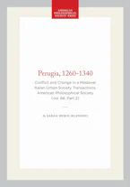 Cover of 'Perugia, 1260-1340' by Sarah Rubin Blanshei 