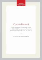 Cover of 'Cosimo Brunetti' by Susan Heller Anderson 