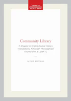 Cover of 'Community Library' by Paul Kaufman 