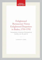 Cover of 'Enlightened Bureaucracy Versus Enlightened Despotism in Baden, 1750-1792' by Helen P. Liebel 